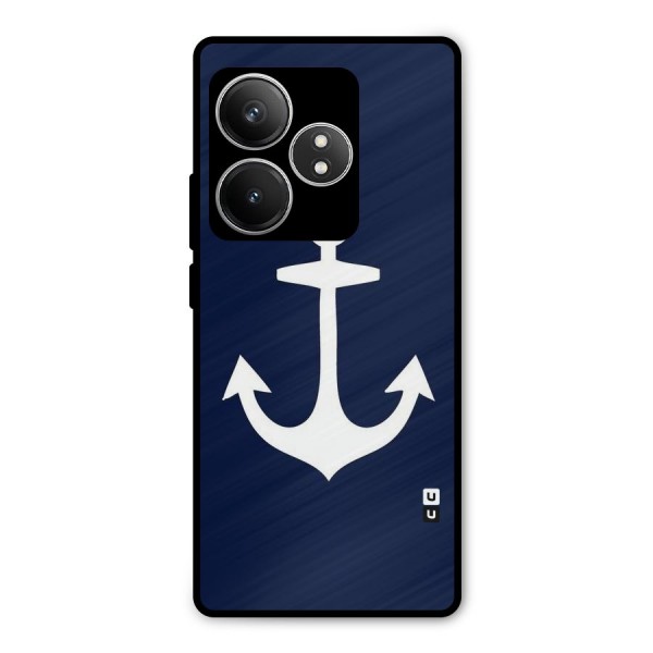 Stylish Anchor Design Metal Back Case for Realme GT 6T