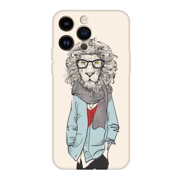 Stylish Lion Original Polycarbonate Back Case for iPhone 14 Pro Max
