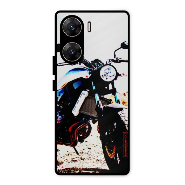 Stylish Ride Extreme Metal Back Case for Vivo V29e
