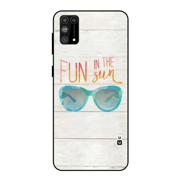 Sun Fun Metal Back Case for Galaxy F41