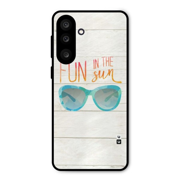 Sun Fun Metal Back Case for Galaxy M56
