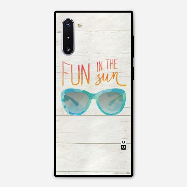 Sun Fun Metal Back Case for Galaxy Note 10