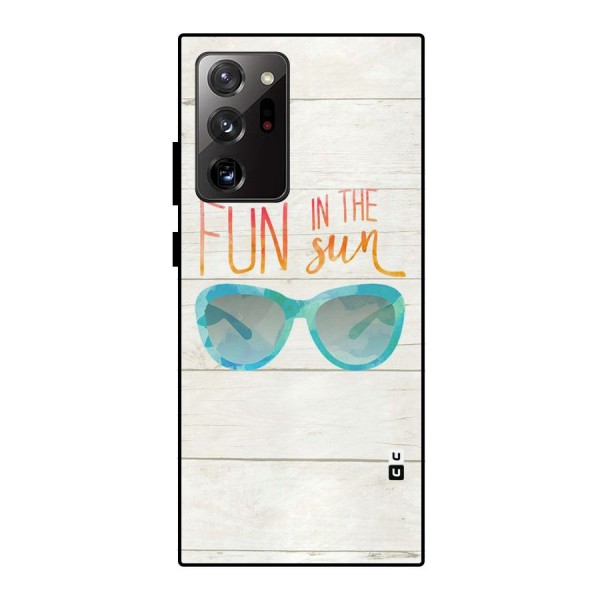 Sun Fun Metal Back Case for Galaxy Note 20 Ultra 5G