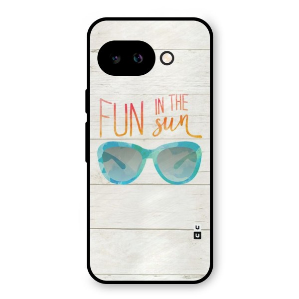 Sun Fun Metal Back Case for Google Pixel 9a