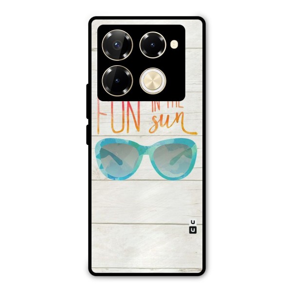 Sun Fun Metal Back Case for Infinix Note 40 Pro Plus