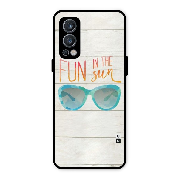 Sun Fun Metal Back Case for OnePlus Nord 2 5G