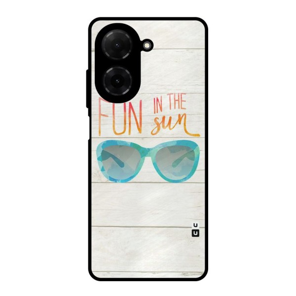 Sun Fun Metal Back Case for Redmi A5 4G