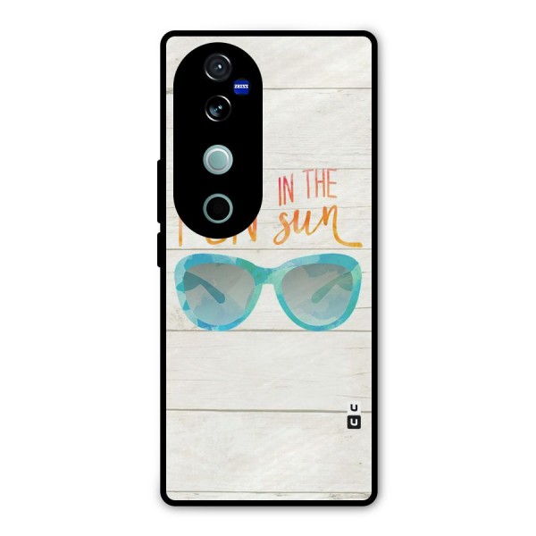 Sun Fun Metal Back Case for Vivo V40
