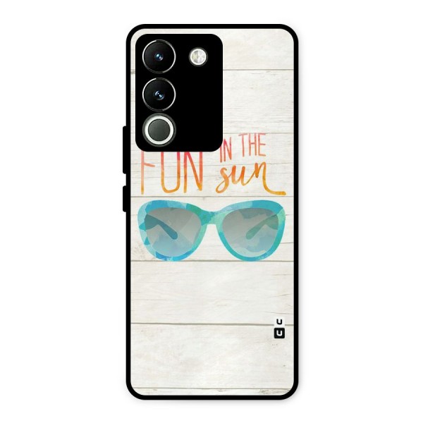 Sun Fun Metal Back Case for Vivo Y200