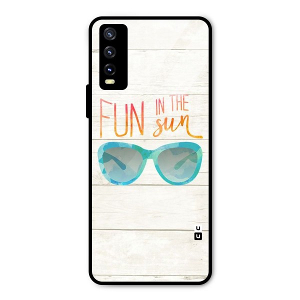 Sun Fun Metal Back Case for Vivo Y20i