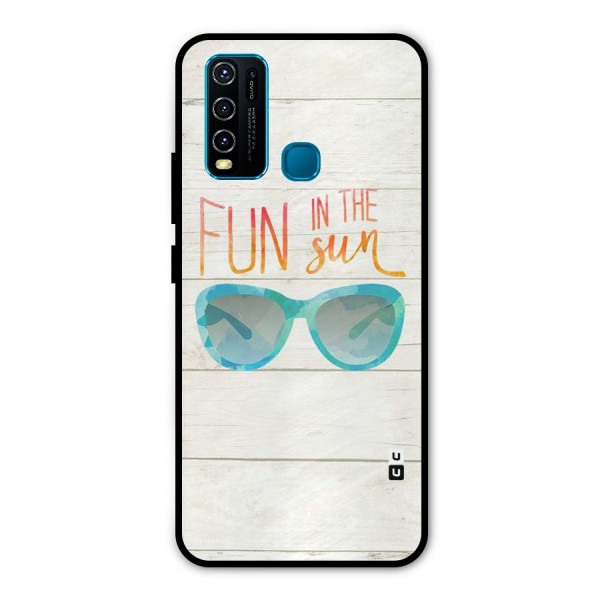Sun Fun Metal Back Case for Vivo Y30