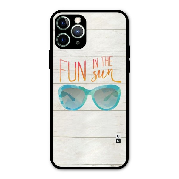Sun Fun Metal Back Case for iPhone 11 Pro Max