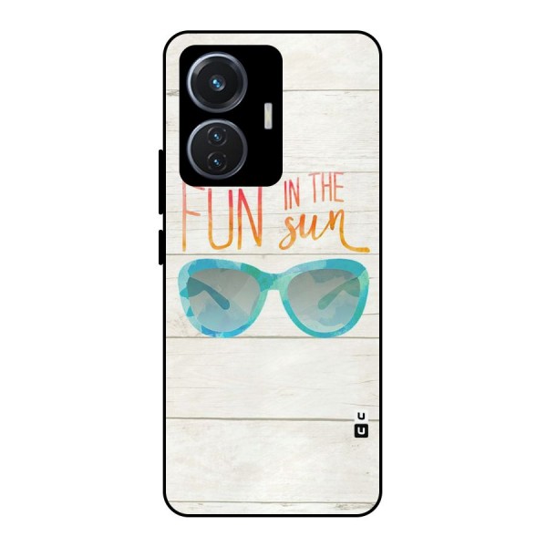 Sun Fun Metal Back Case for iQOO Z6 44W