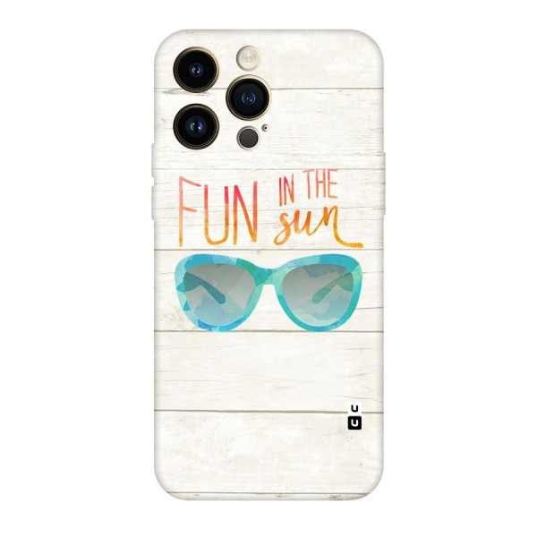 Sun Fun Original Polycarbonate Back Case for iPhone 14 Pro Max