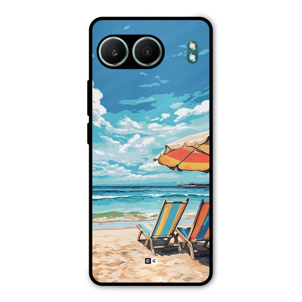 Sunny Beach Metal Back Case for OnePlus Nord 4