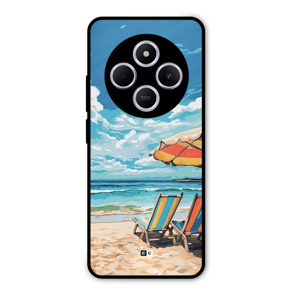 Sunny Beach Metal Back Case for Redmi A4