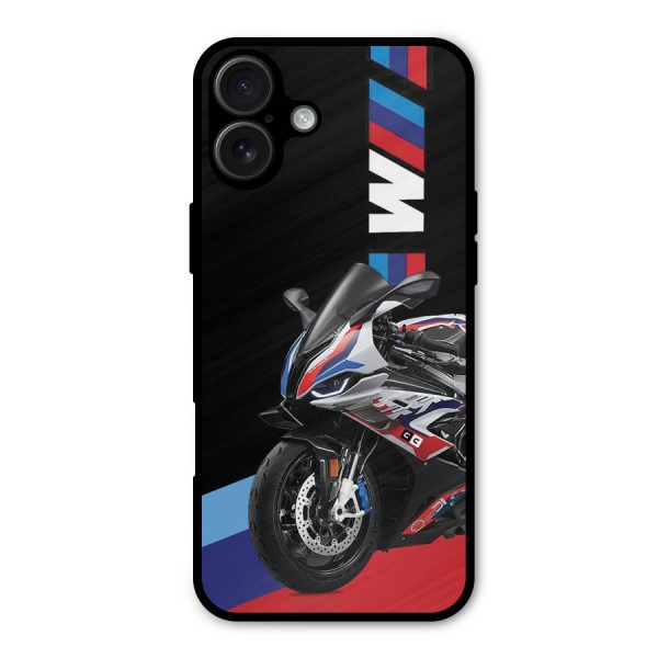 SuperBike Stance Metal Back Case for iPhone 16 Plus