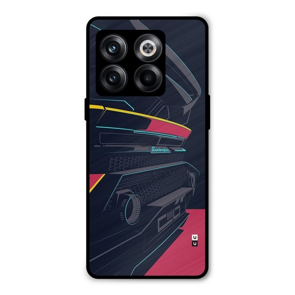 Super Car Parked Metal Back Case for OnePlus 10T