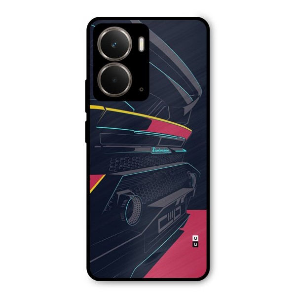 Super Car Parked Metal Back Case for Realme P3