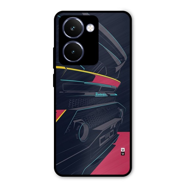 Super Car Parked Metal Back Case for Realme P3 Ultra