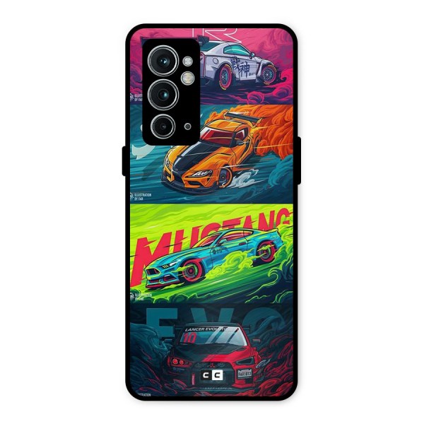 Super Racing Car Metal Back Case for OnePlus 9RT 5G