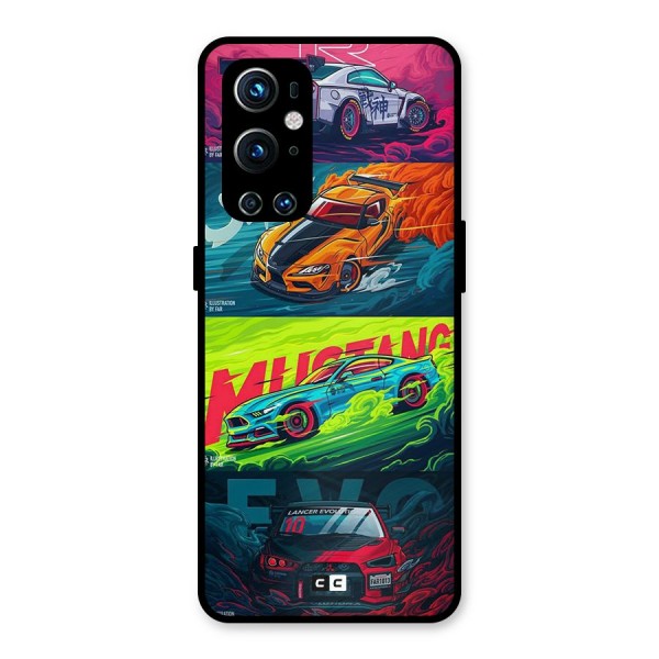 Super Racing Car Metal Back Case for OnePlus 9 Pro