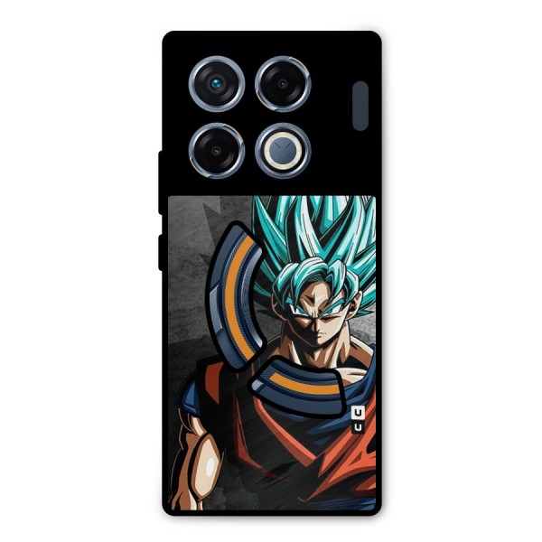Super Saiyan Art Metal Back Case for Infinix GT 20 Pro