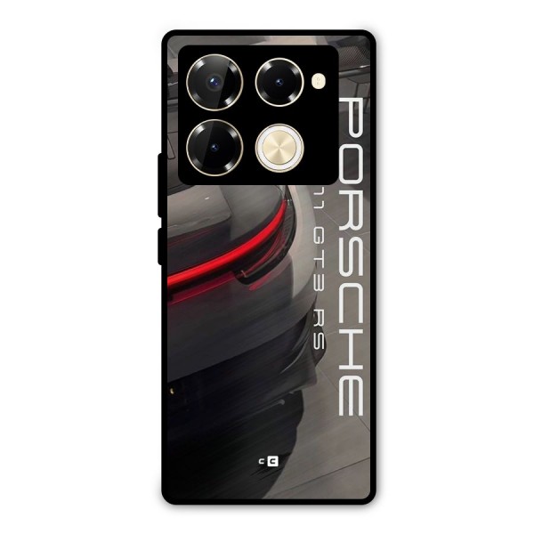 Super Sports Car Metal Back Case for Infinix Note 40 Pro Plus
