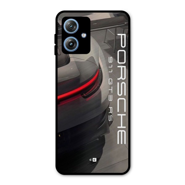 Super Sports Car Metal Back Case for Moto G54