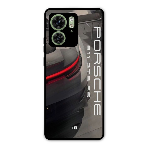 Super Sports Car Metal Back Case for Motorola Edge 40 5G