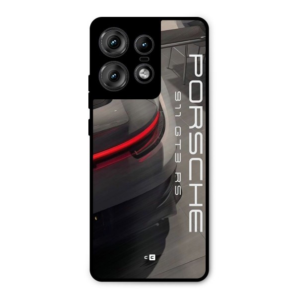 Super Sports Car Metal Back Case for Motorola Edge 50 Pro