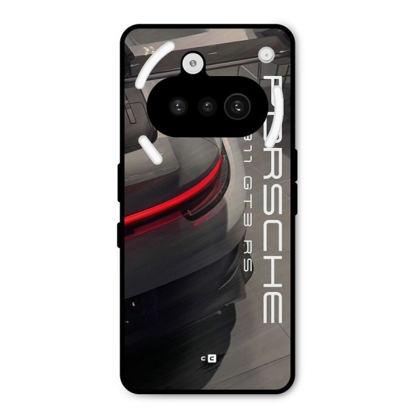 Super Sports Car Metal Back Case for Nothing Phone 3a