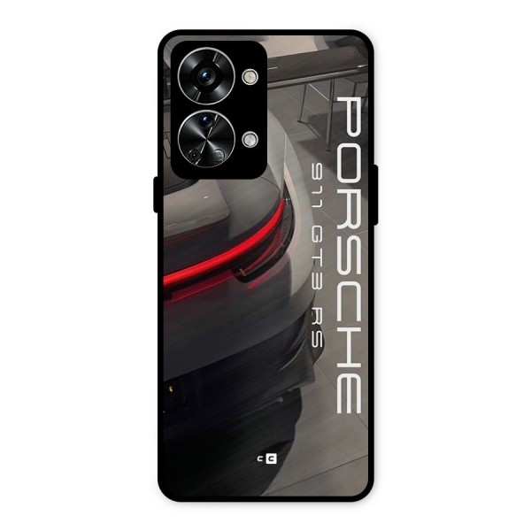 Super Sports Car Metal Back Case for OnePlus Nord 2T