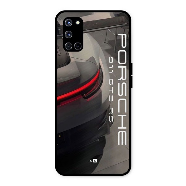 Super Sports Car Metal Back Case for Oppo A52
