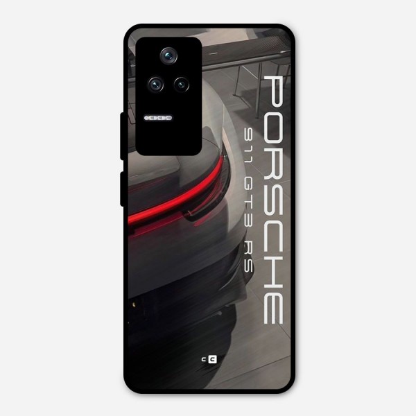 Super Sports Car Metal Back Case for Poco F4 5G