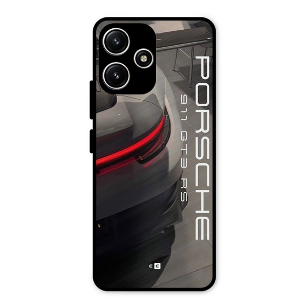 Super Sports Car Metal Back Case for Redmi 12 5G