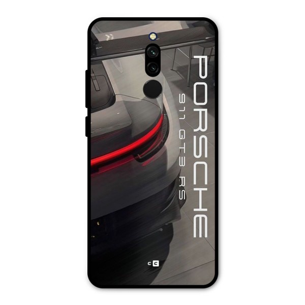 Super Sports Car Metal Back Case for Redmi 8