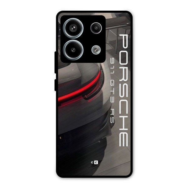 Super Sports Car Metal Back Case for Redmi Note 13 Pro 5G