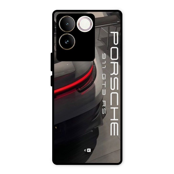 Super Sports Car Metal Back Case for Vivo T2 Pro