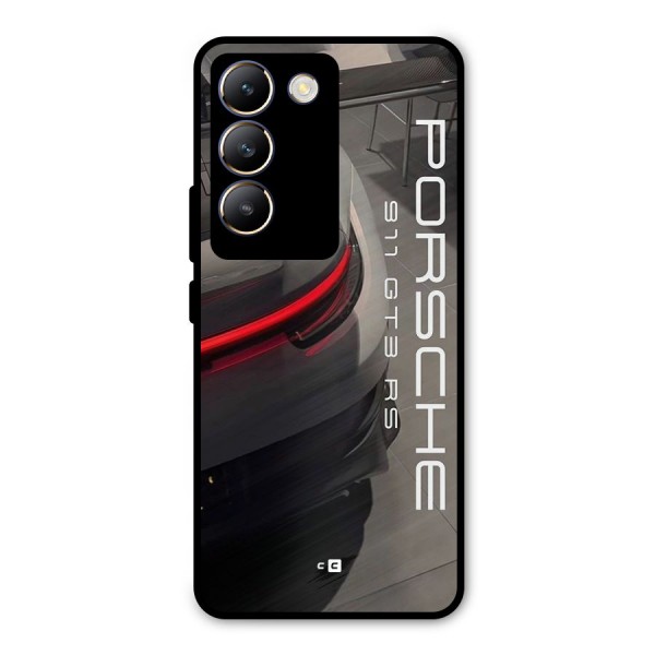 Super Sports Car Metal Back Case for Vivo T3 5G