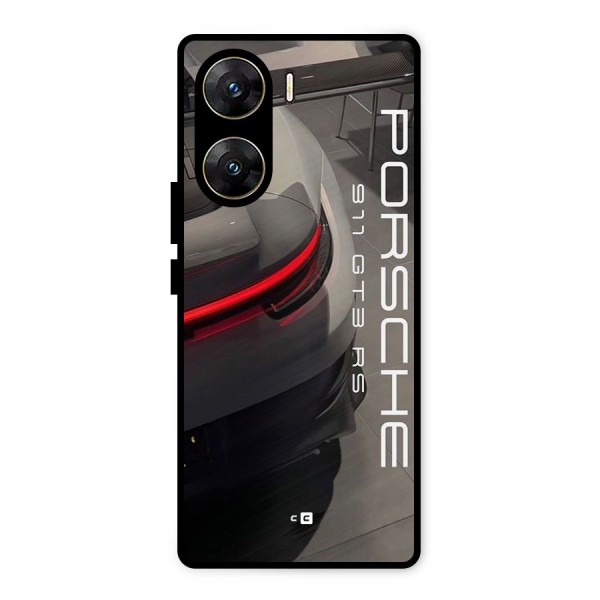 Super Sports Car Metal Back Case for Vivo V29e