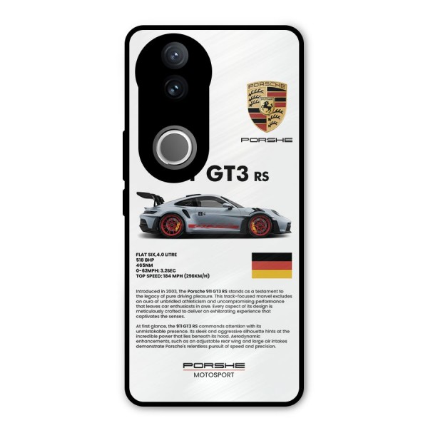 Supercar Features Metal Back Case for Vivo V50
