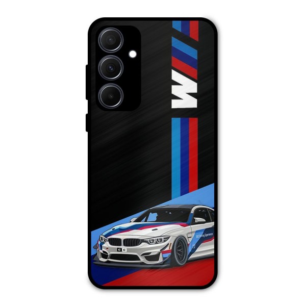 Supercar Stance Metal Back Case for Galaxy A35