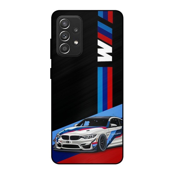 Supercar Stance Metal Back Case for Galaxy A52s 5G