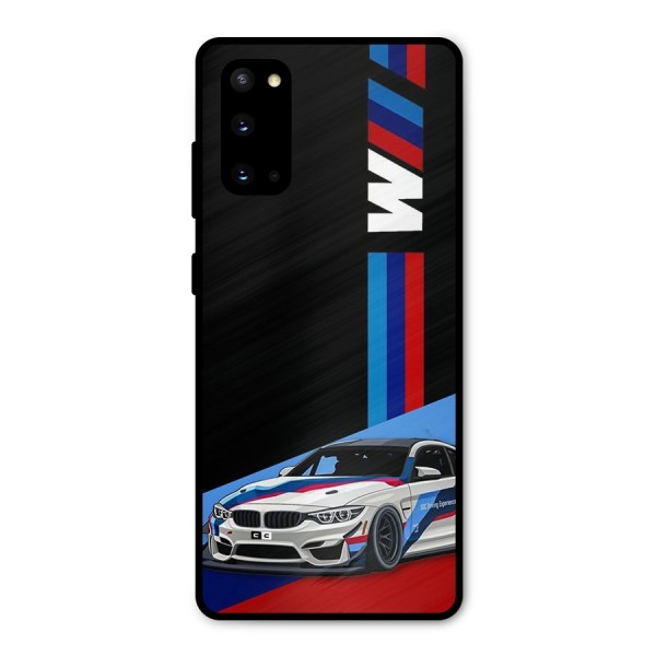 Supercar Stance Metal Back Case for Galaxy S20