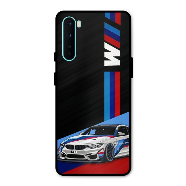 Supercar Stance Metal Back Case for OnePlus Nord
