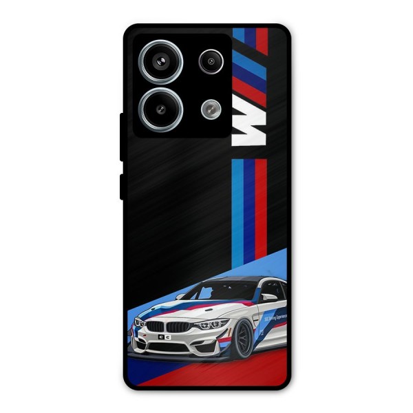Supercar Stance Metal Back Case for Redmi Note 13 Pro 5G