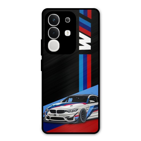 Supercar Stance Metal Back Case for Vivo T4x