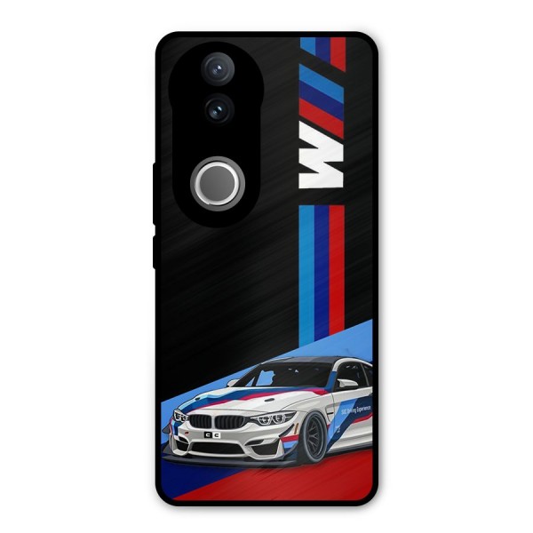 Supercar Stance Metal Back Case for Vivo V50e