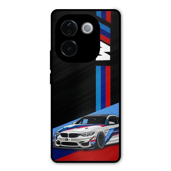 Supercar Stance Metal Back Case for iQOO Z9s Pro